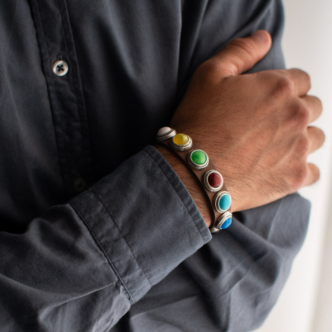 Braccialetto Di Orologio Pelle Autentica Marrone Larghezza 10 - Foto 13