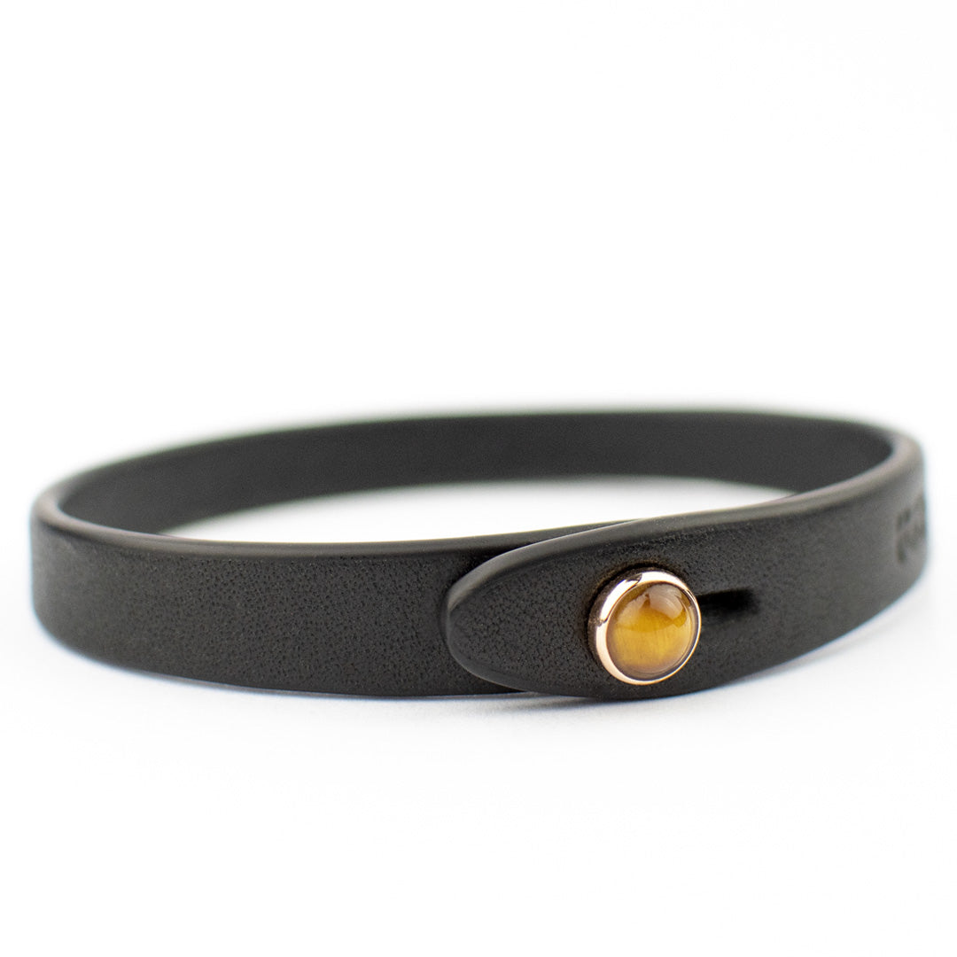 Mochity Bracciale Uomo Pelle, 21cm Bracciali Uomo Occhio Di Tigre, Bracciale In Pelle Con Pietre Naturali, Nero Marrone Blu Braccialetto (G Mochity Bracciale Uomo Pelle, 21cm Bracciali Uomo Occhio Di Tigre, Bracciale In Pelle Con Pietre Naturali, Nero Marrone Blu Braccialetto (G
