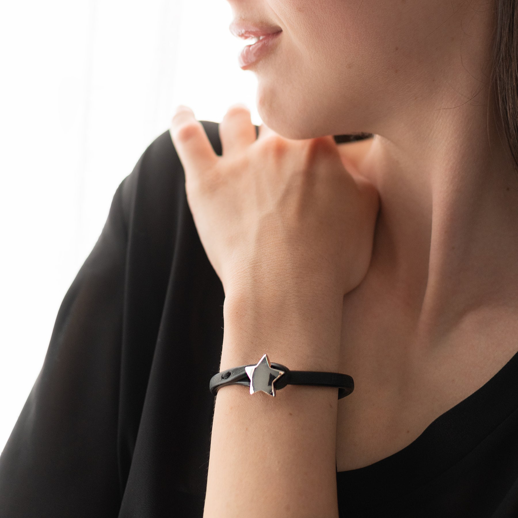 Stella Mia Palladio Tulsi Leather Bracelet