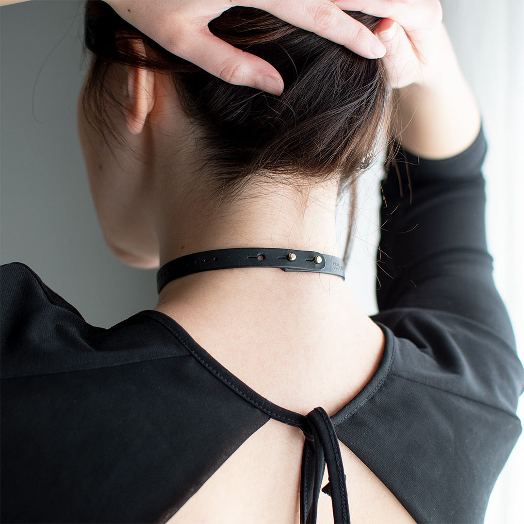 Leather Choker Stranagola Mio Heart Tulsi - Main Image